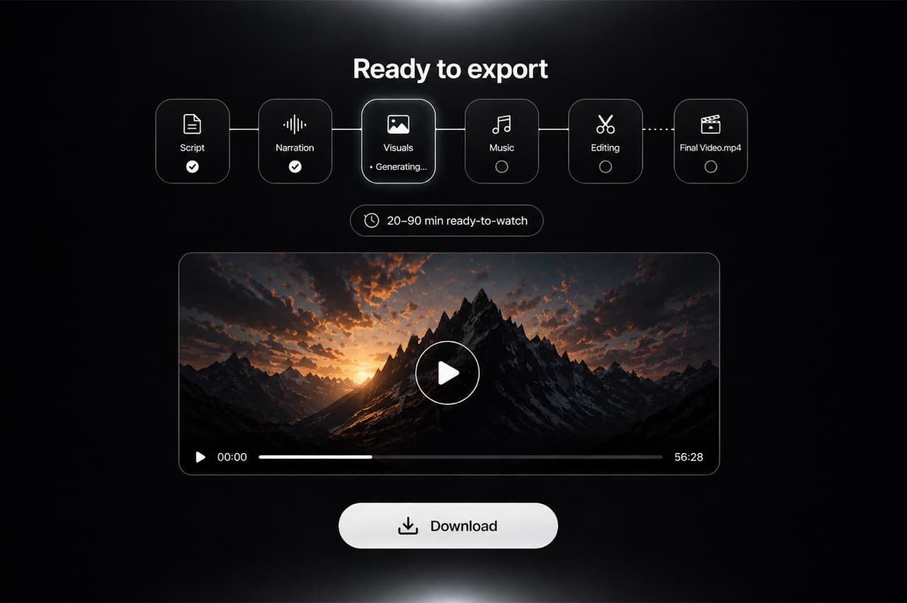 How it works: We build the entire video