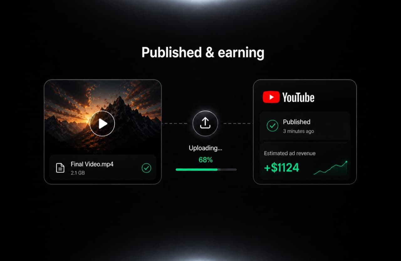 How it works: Upload and earn