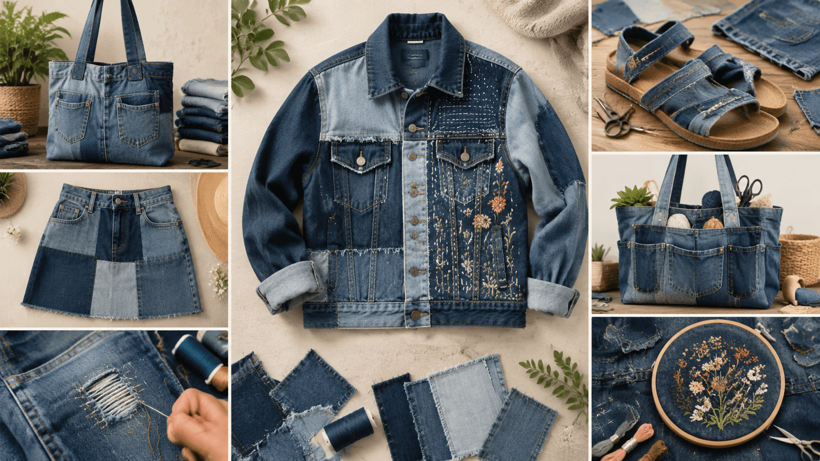 Upcycled Denim Projects