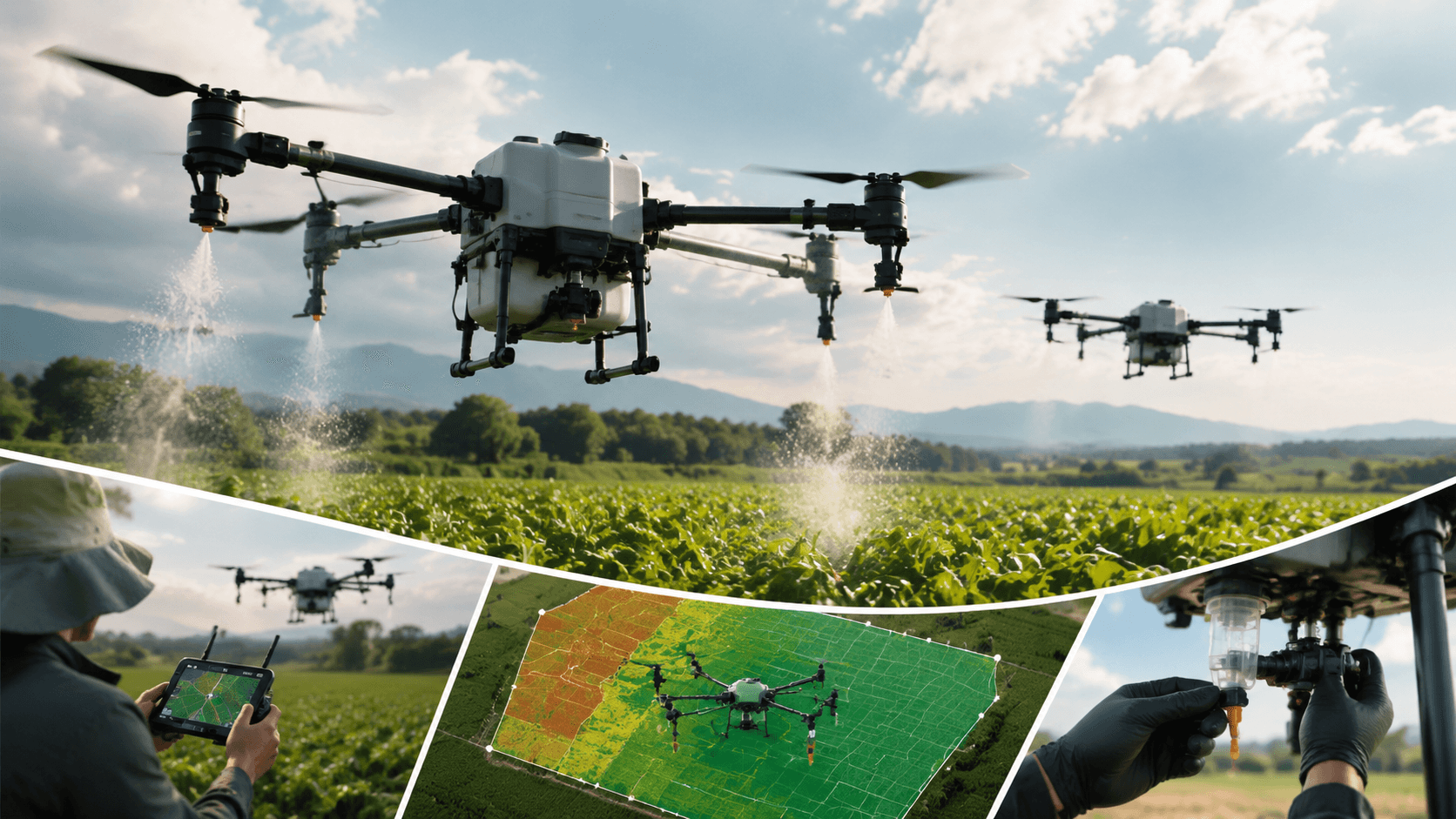 Agricultural Spray Drones YouTube niche earnings and breakout examples