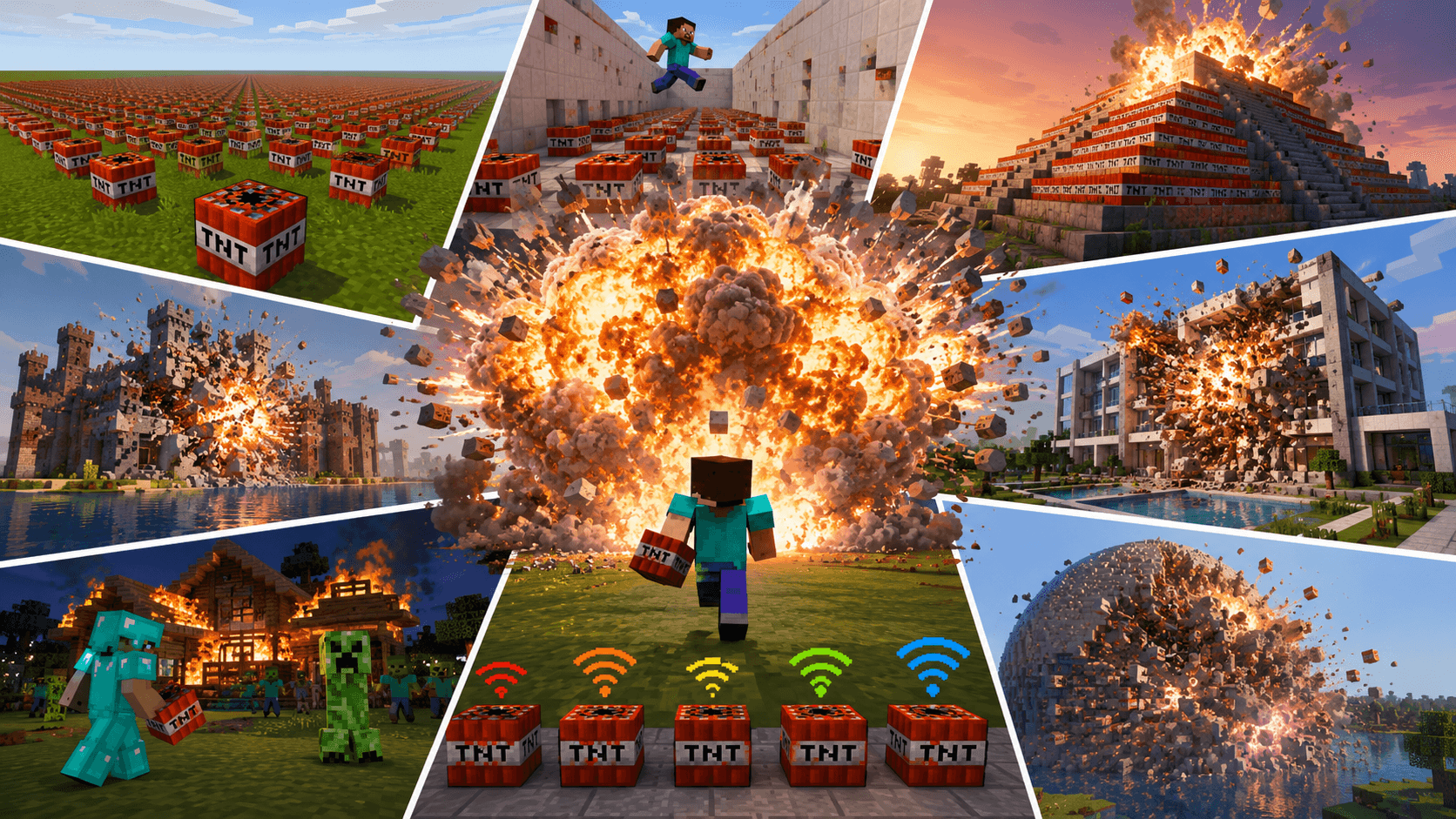 Minecraft TNT Experiments