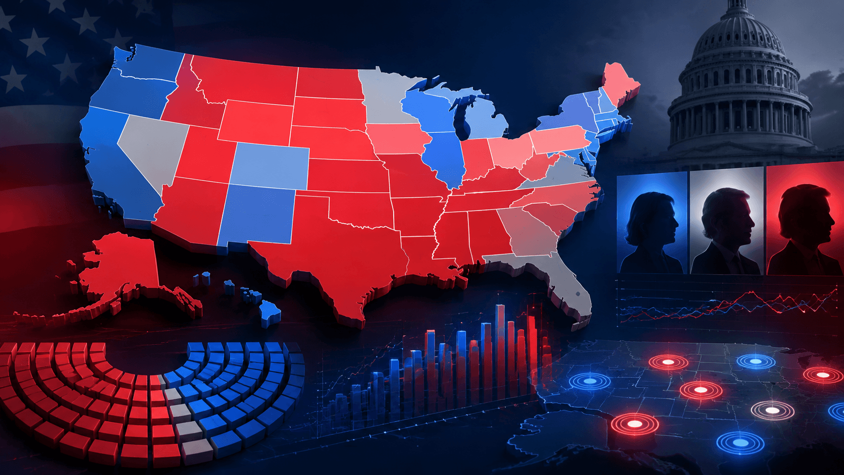 Election Map Predictions YouTube niche earnings and breakout examples
