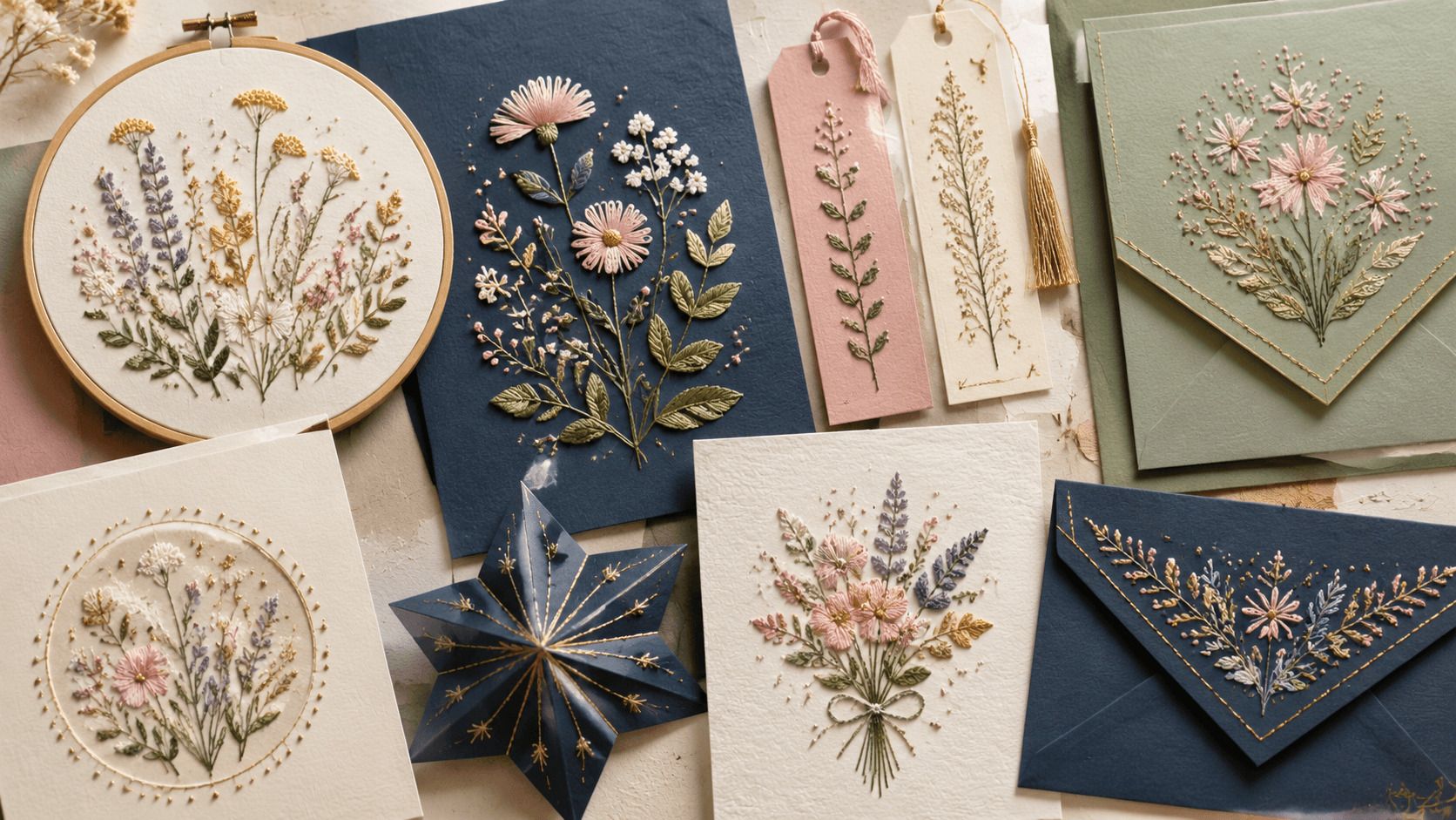 Paper Embroidery Crafts