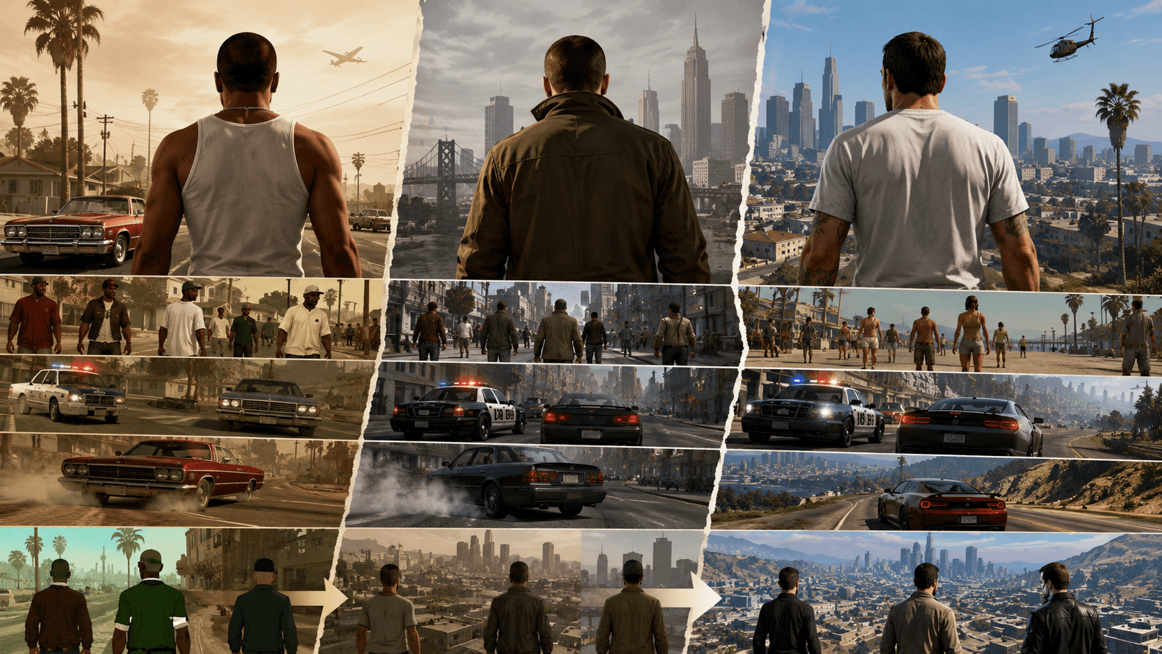 GTA Games Comparison YouTube niche earnings and breakout examples