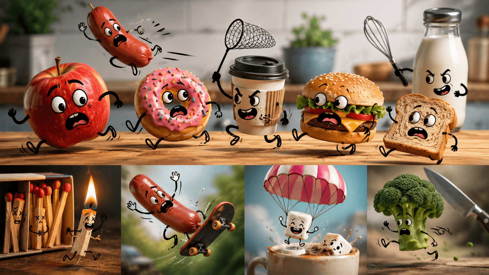 Funny Food and Doodle Animations YouTube niche earnings and breakout examples