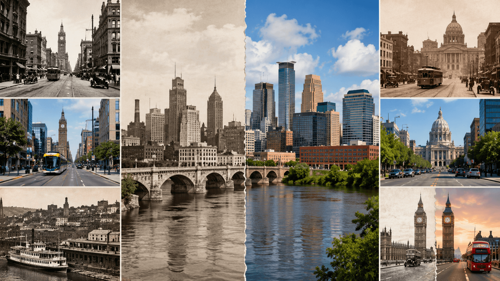 Cities Then and Now YouTube niche earnings and breakout examples
