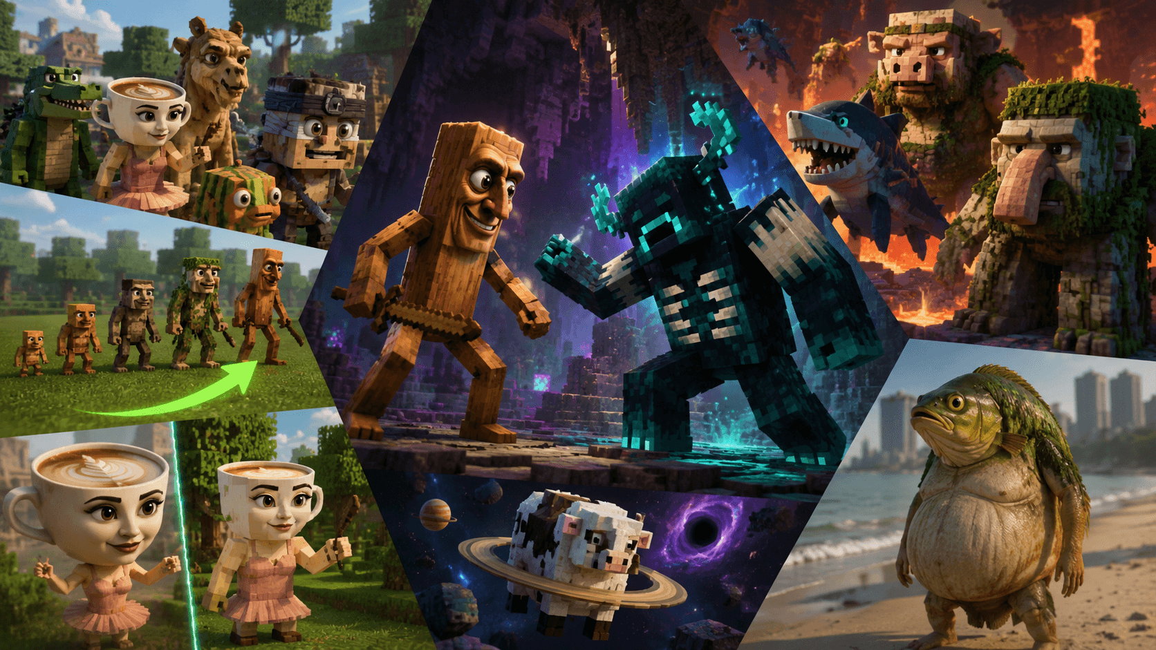 Minecraft Brainrot Memes
