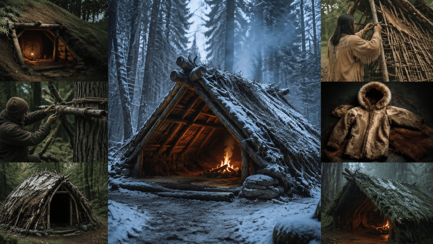 Bushcraft Shelter Building YouTube niche earnings and breakout examples