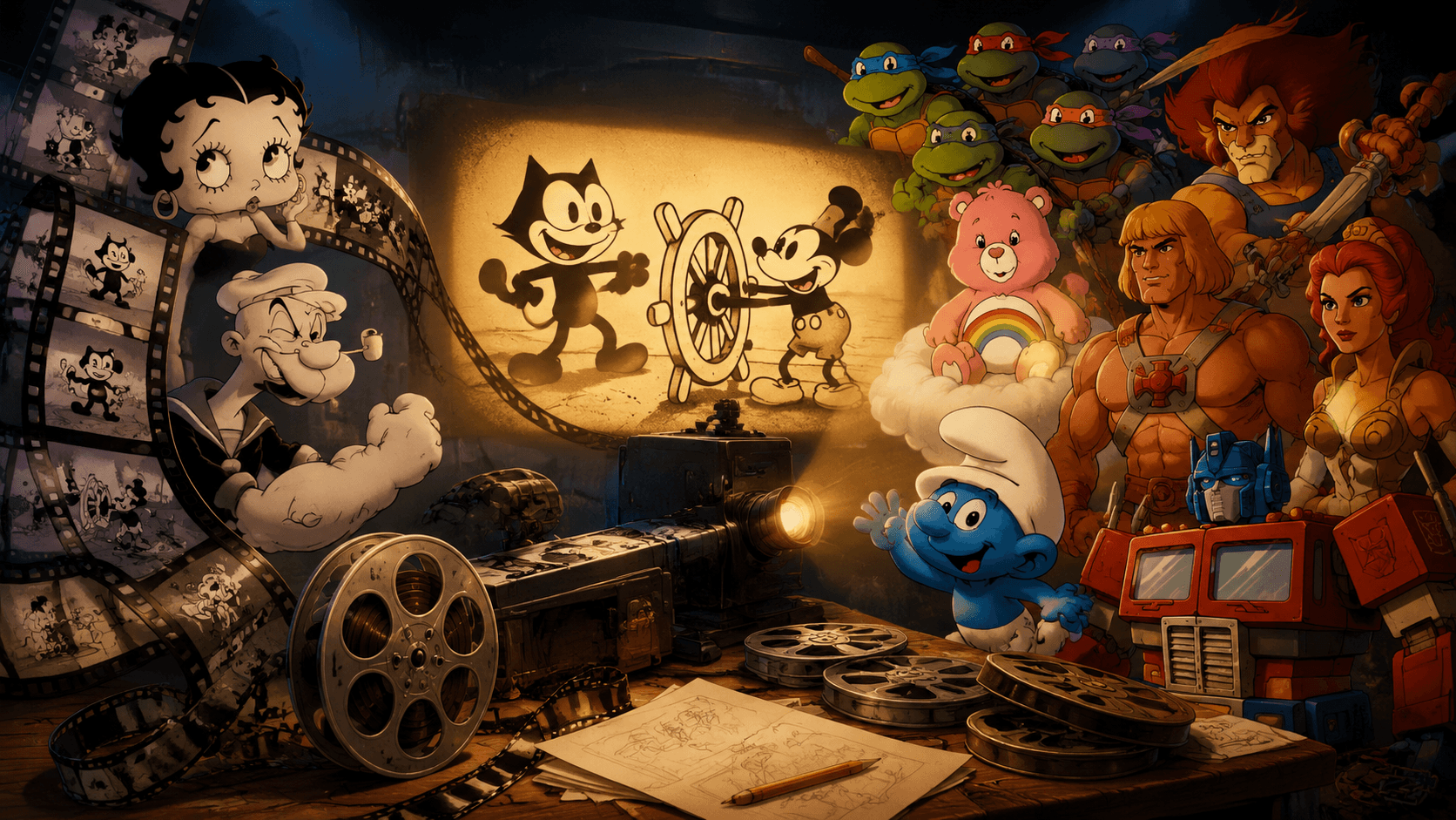 Retro Cartoons and Animation History YouTube niche earnings and breakout examples