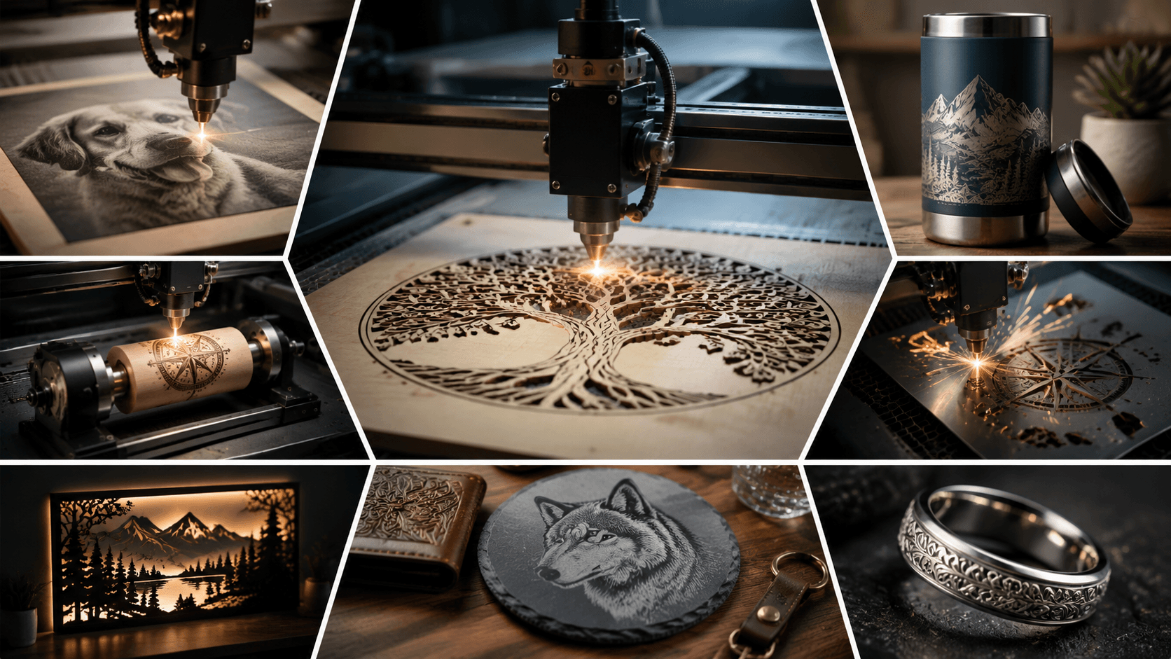 Laser Engraving and Cutting YouTube niche earnings and breakout examples