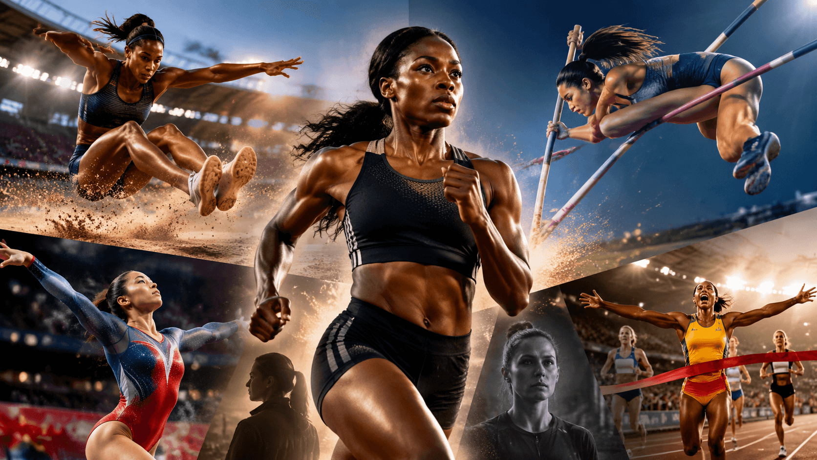 Women's Athletics and Gymnastics Highlights YouTube niche earnings and breakout examples