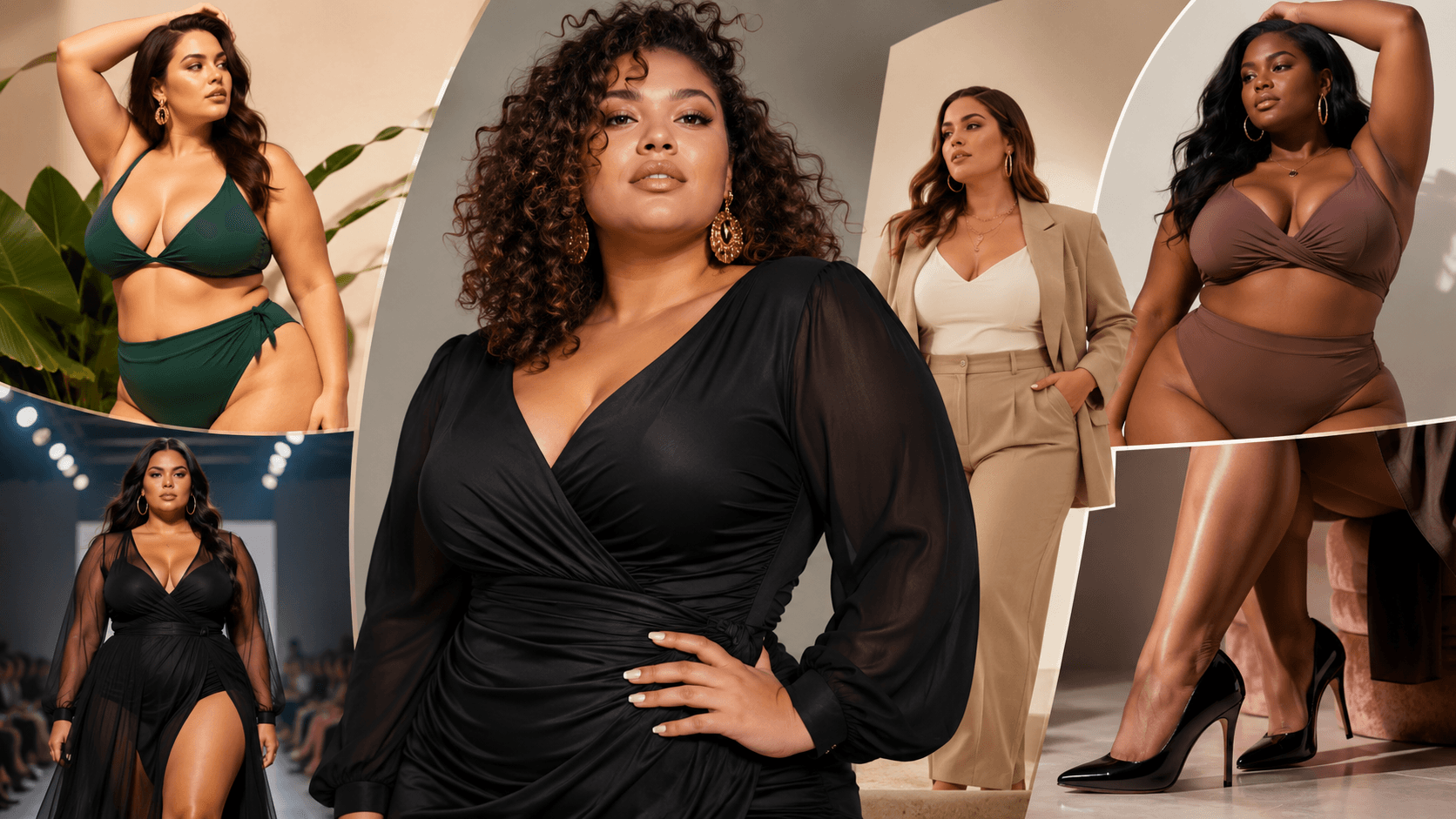 Plus Size Curvy Model Bios YouTube niche earnings and breakout examples