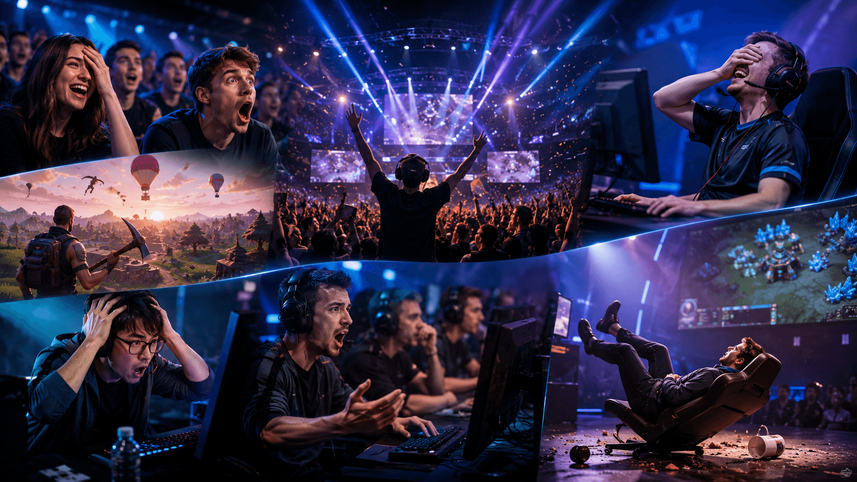 Esports LAN Highlights and Funny Moments YouTube niche earnings and breakout examples