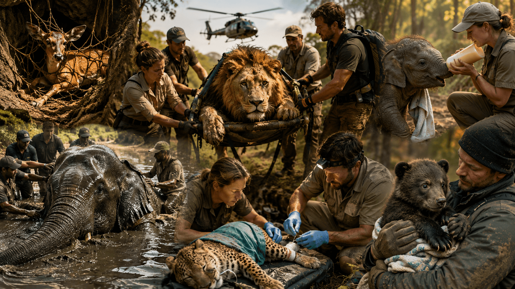 Wild Animal Rescue Stories YouTube niche earnings and breakout examples