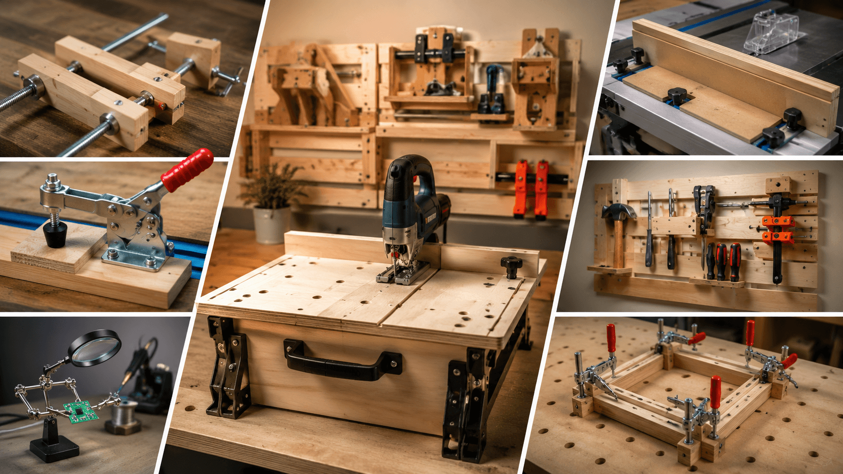 DIY Workshop Jigs and Clamps YouTube niche earnings and breakout examples