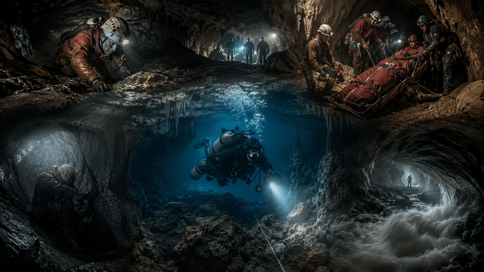 Cave Diving and Caving Disasters YouTube niche earnings and breakout examples